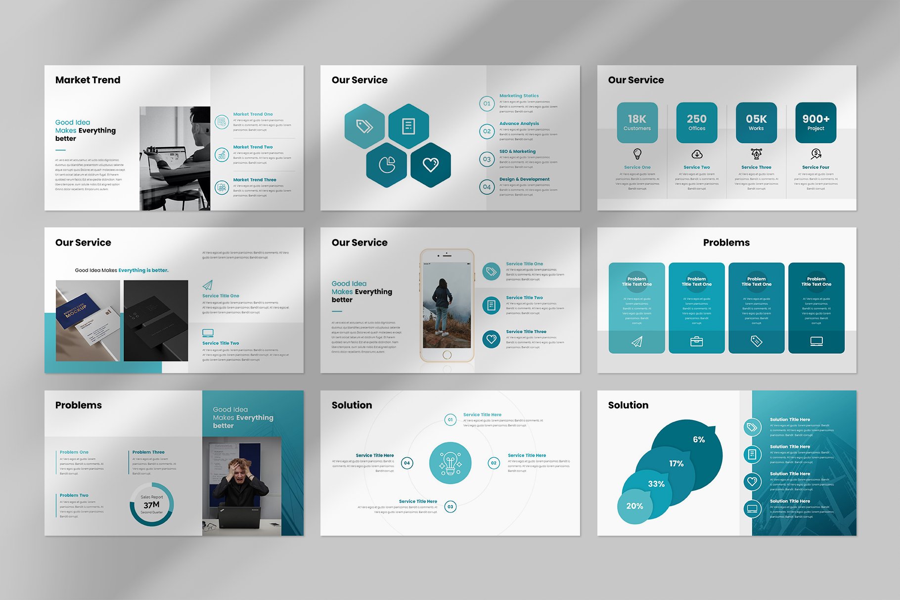 Business Plan Google Slides Presentation Template - Design Cuts