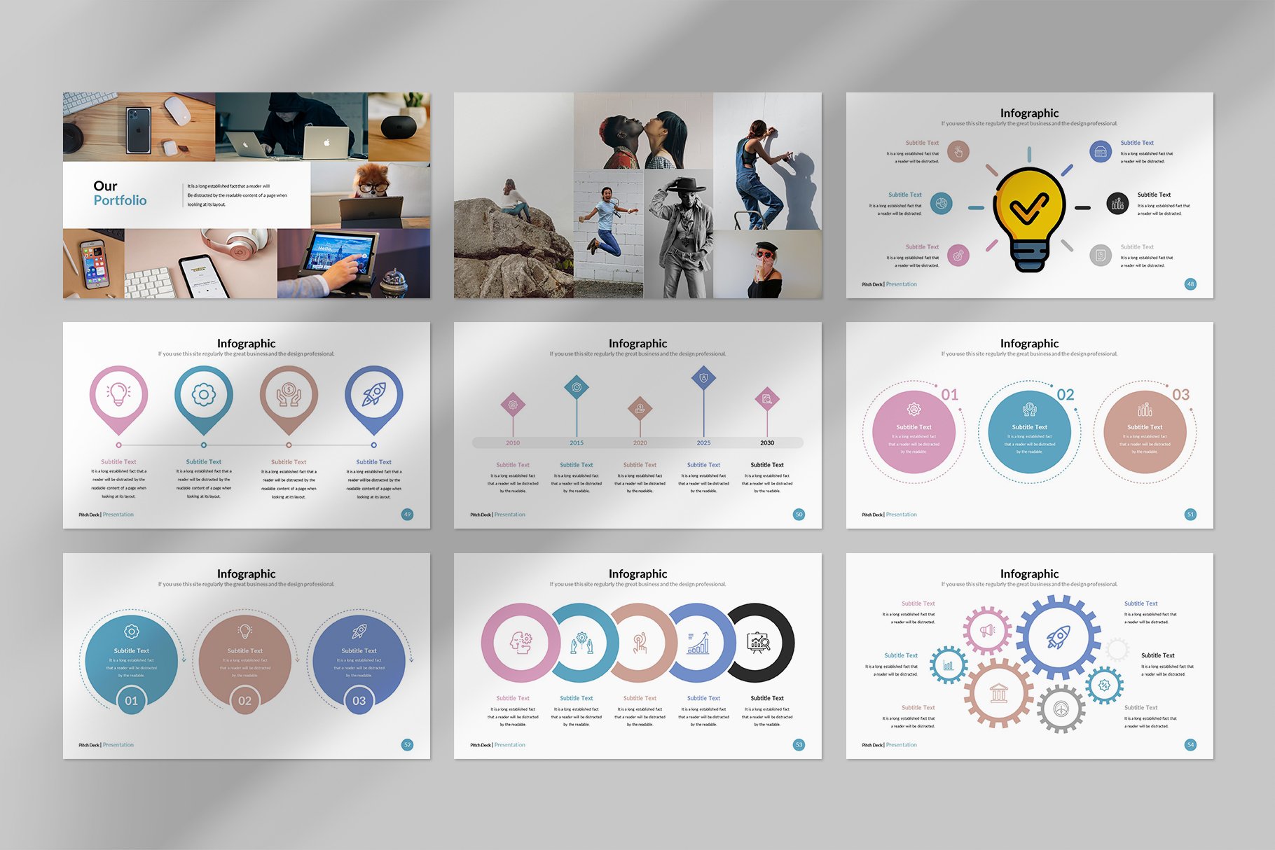 Pitch Deck Powerpoint Template - Design Cuts