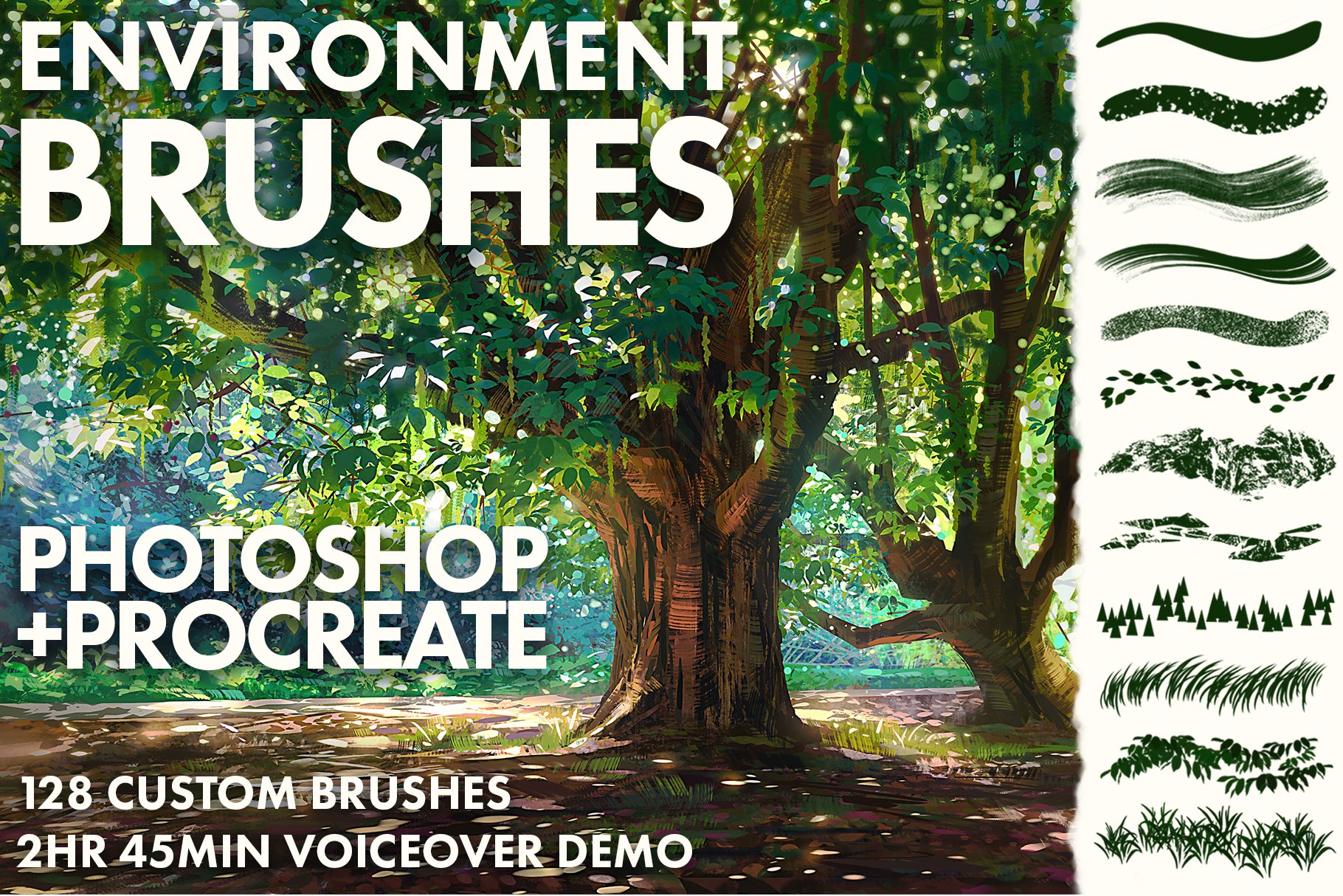 Quick Environment Brushes For Photoshop And Procreate