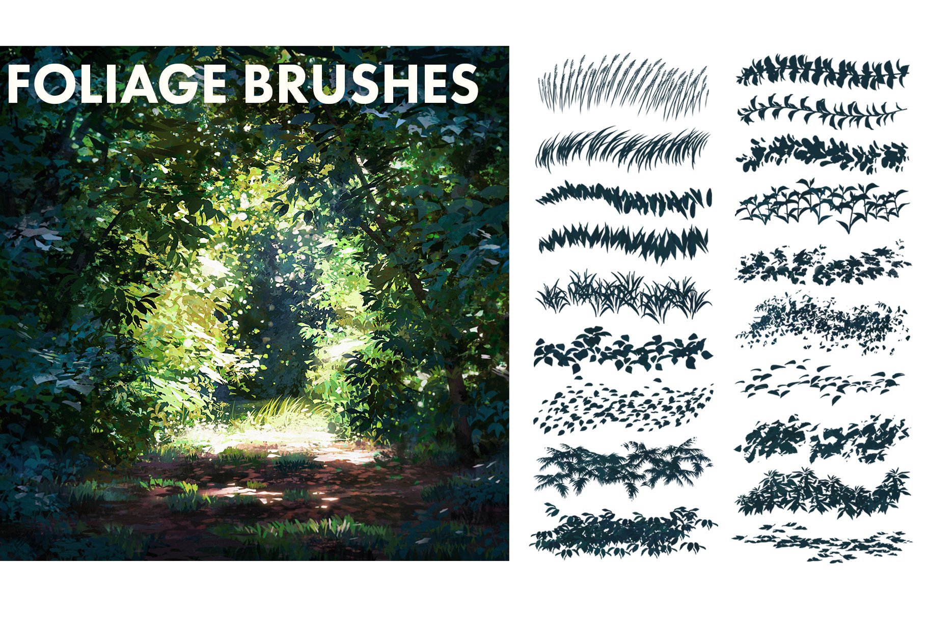 Madeleine Bellwoar - Hand-painted Gouache Brushes for Photoshop and  Procreate