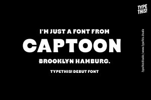 Captoon - Just A Font From Hamburg