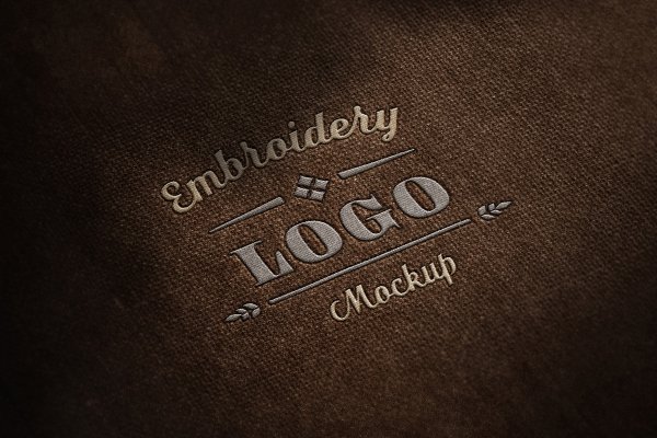 Embroidery Logo Mockup - Design Cuts