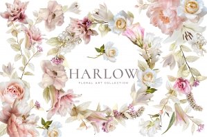 Harlow Floral Art Collection