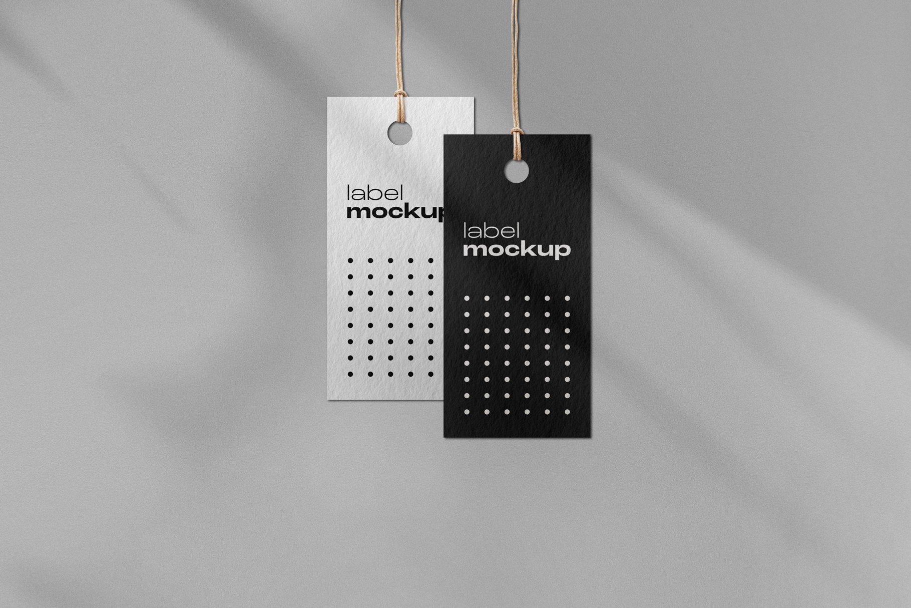 Label Tag Mockup - Design Cuts