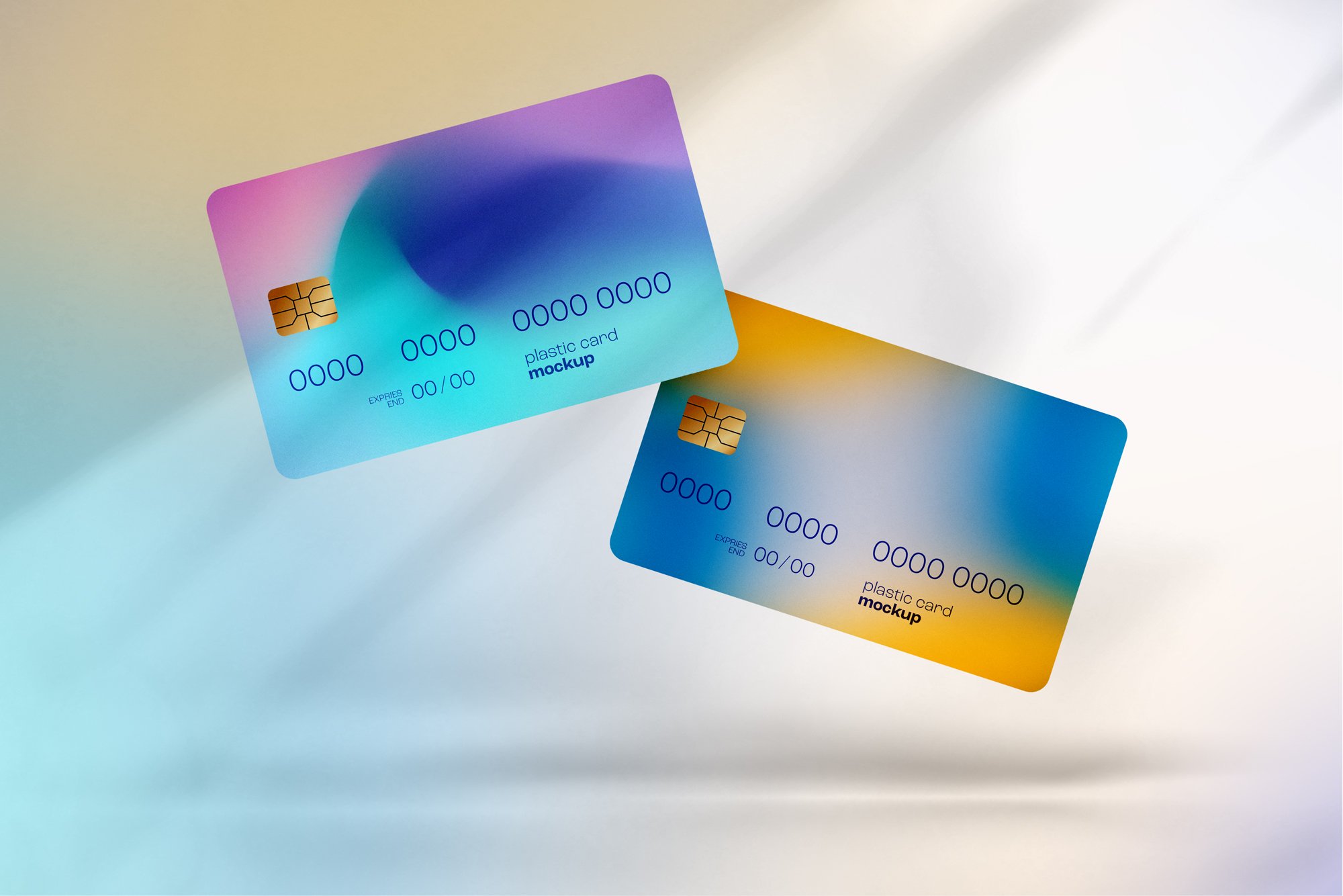 Plastic Card Mockup | Credit Card - Design Cuts