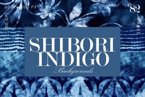 Shibori Indigo Japanese Dye Textures
