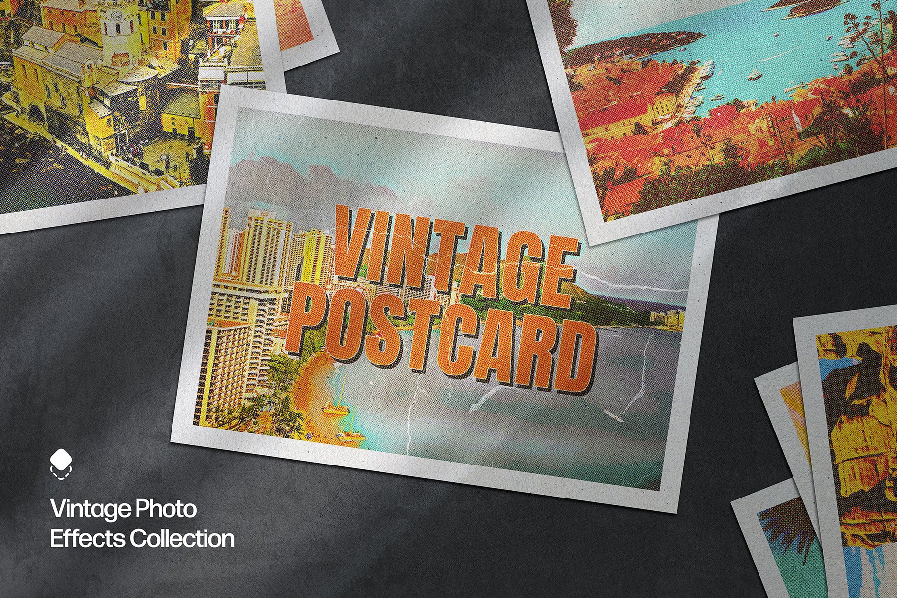 Set of 12 Vintage Travel Postcards Retro Post Cards Vintage Travel