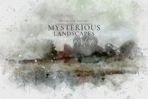 Mysterious Watercolor Landscapes