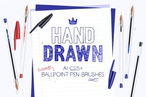 AI Used Ballpoint Pen Brushes