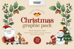 Christmas Graphics & Illustrations Pack