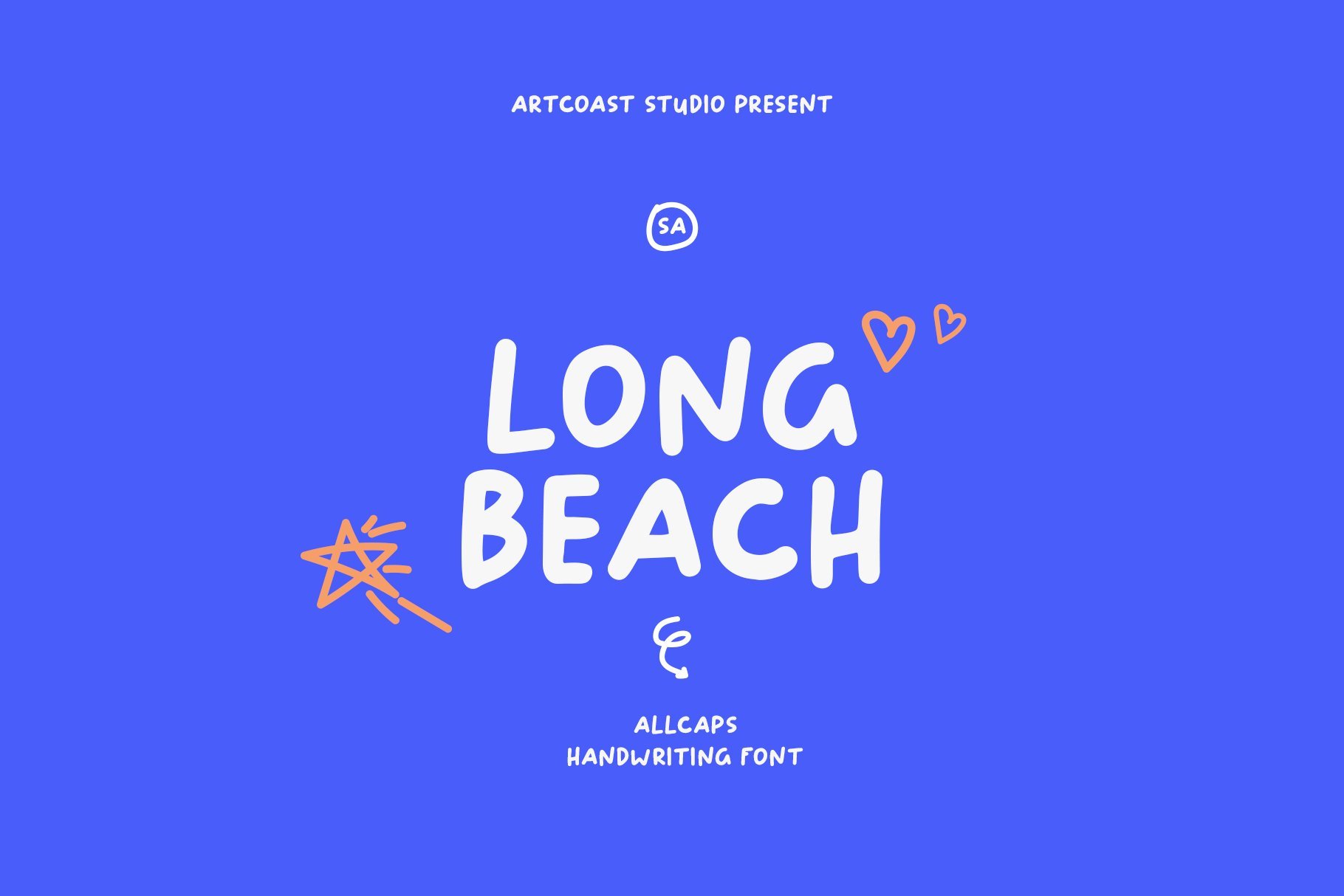 Long Beach - Handwriting Font - Design Cuts