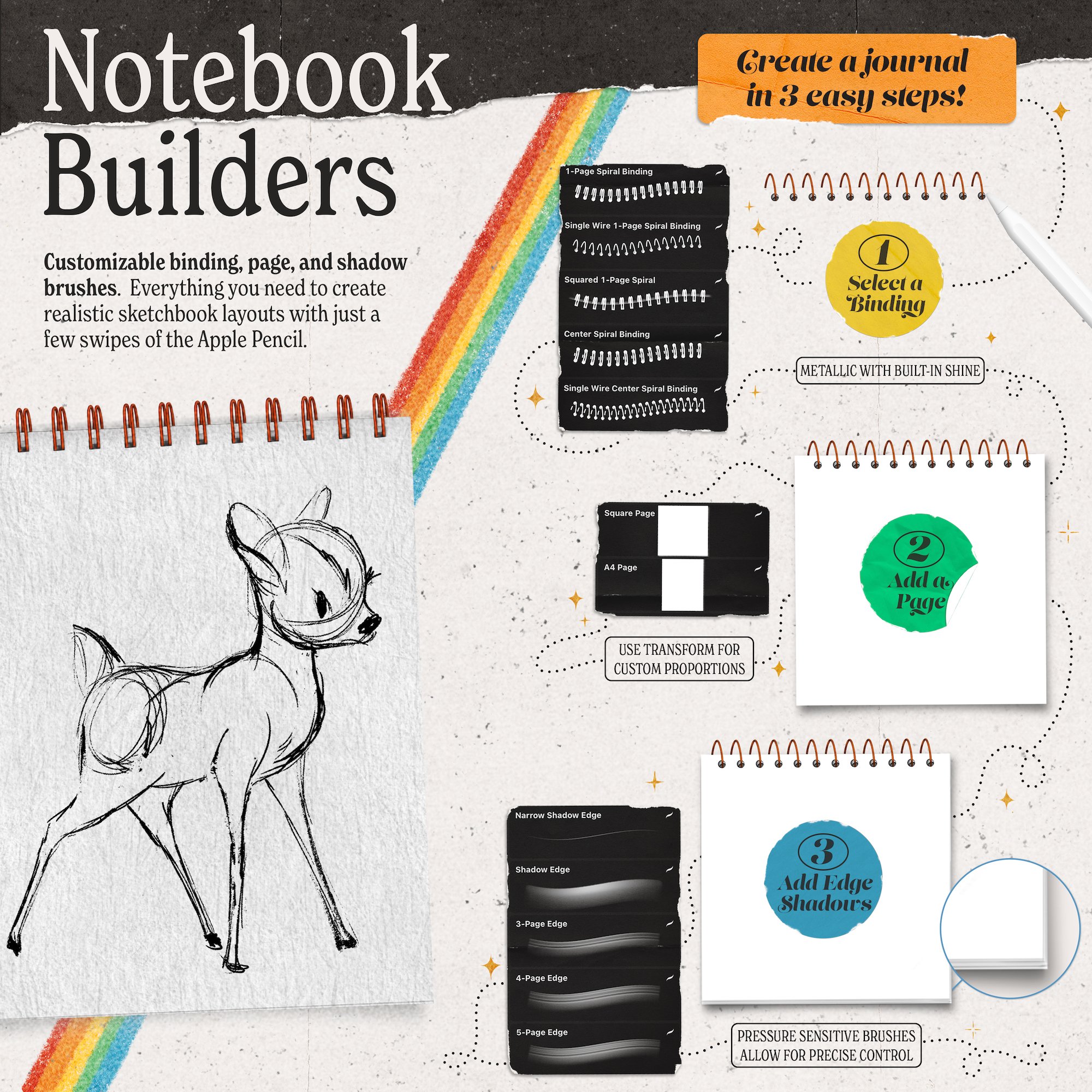 Mini Sketchbook Set – Procreate Brushes - Design Cuts
