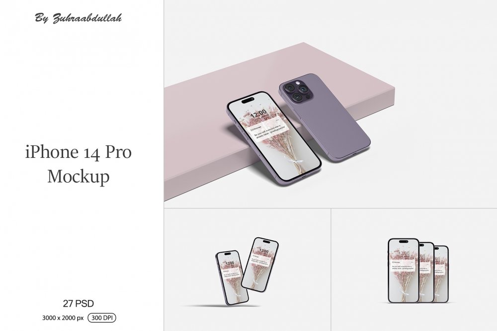 iPhone 14 Pro Mockup