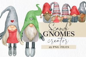 Christmas Scandi Gnome Creator