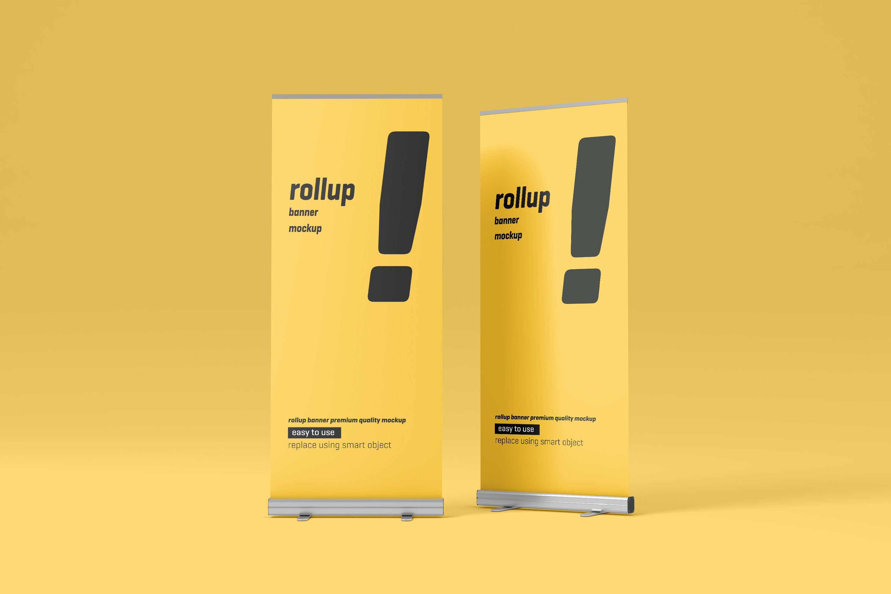 Roll Up Banner Mockup - Design Cuts