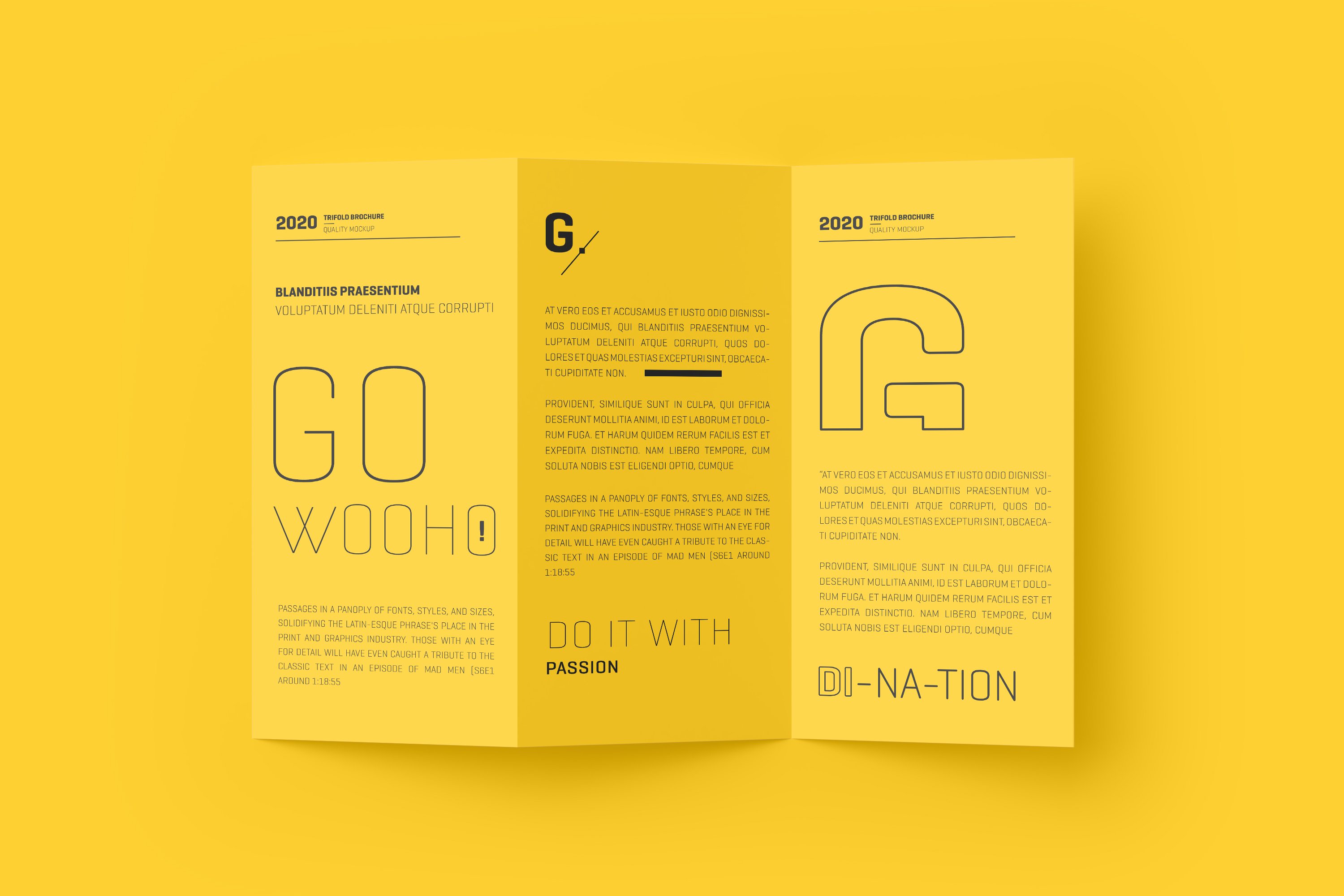 A4 Z Fold Brochure Mockup - Design Cuts