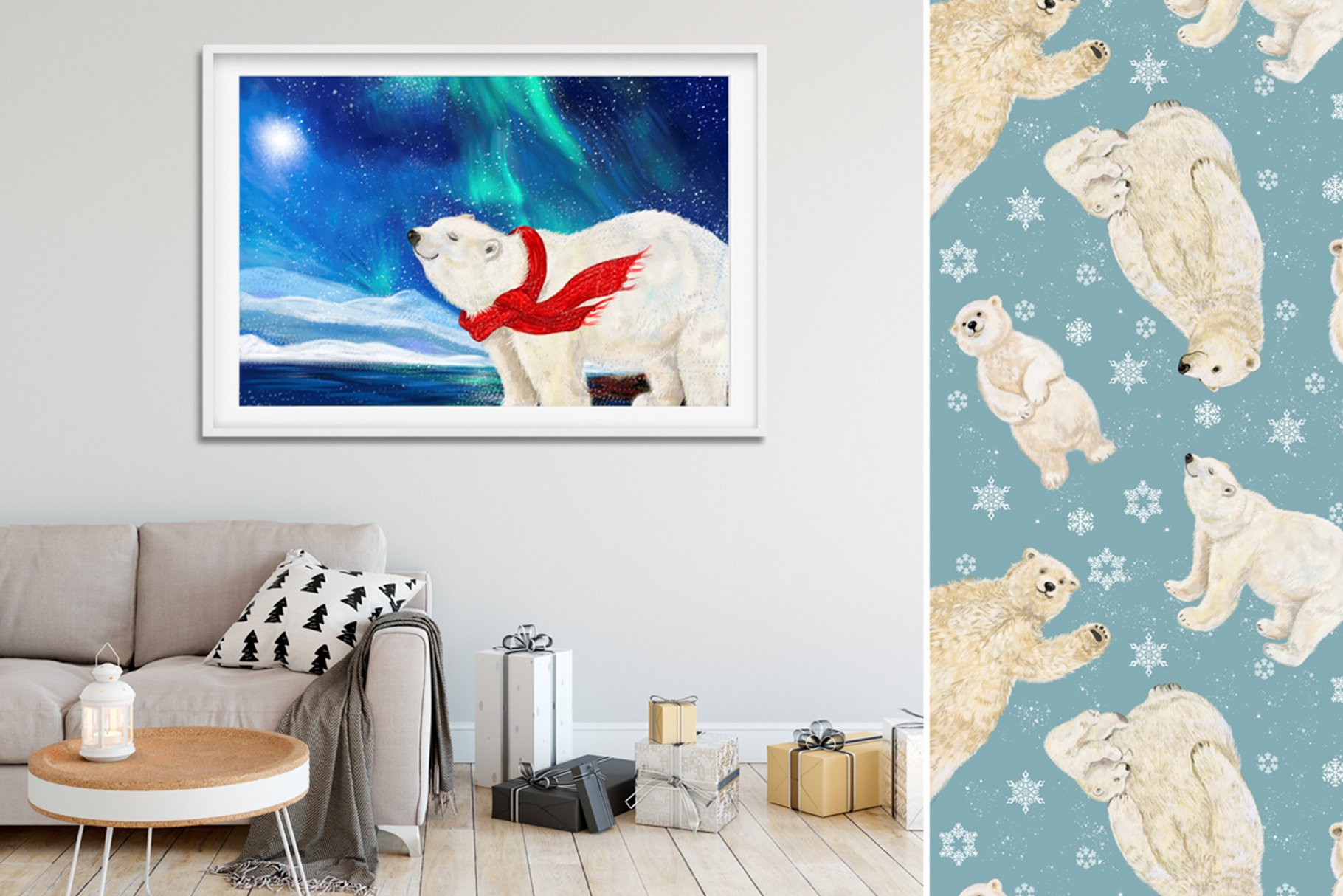 Polar Bear Clipart Illustrations - Design Cuts