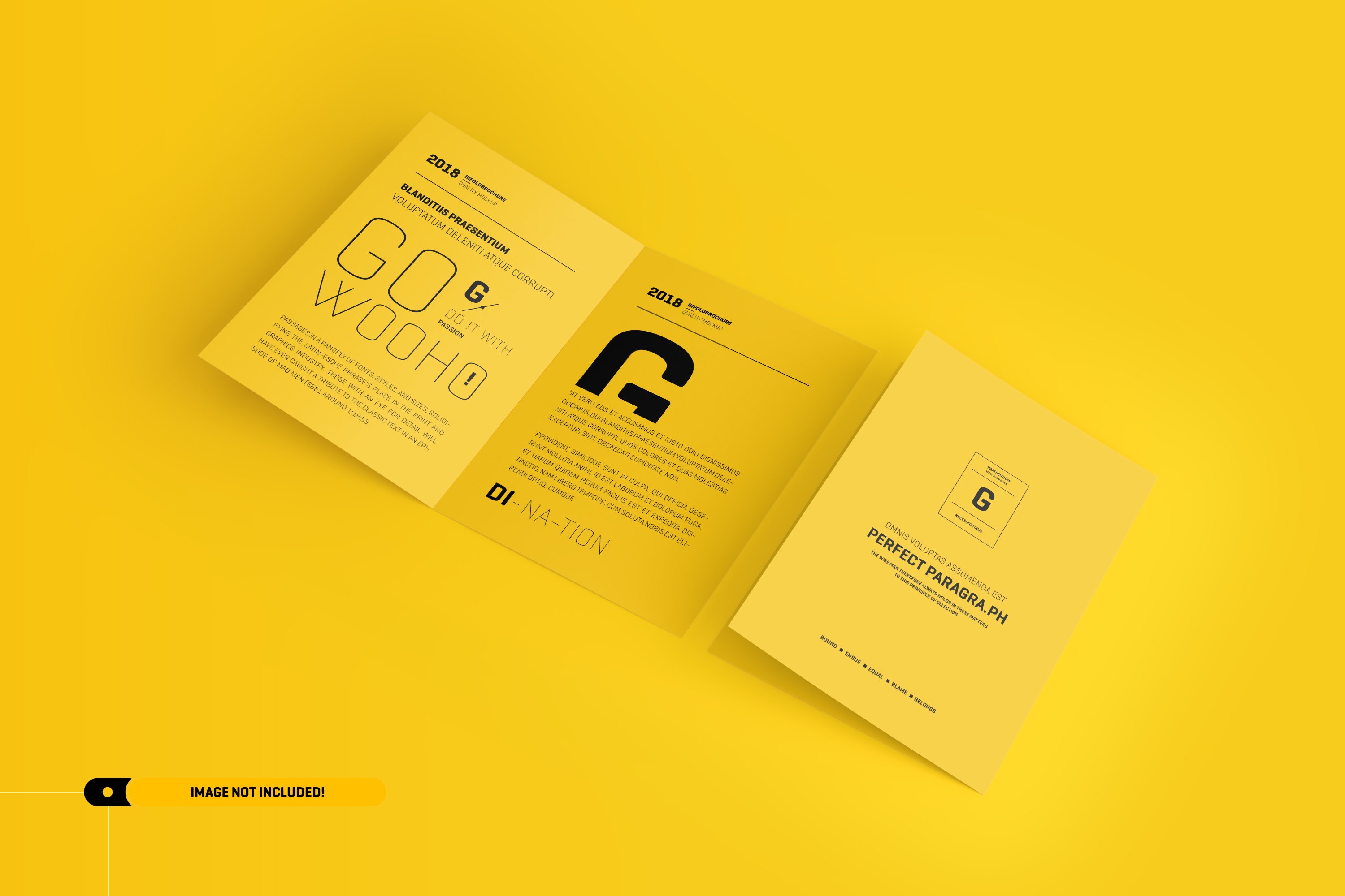 A4 Bifold Brochure Mockup - Design Cuts