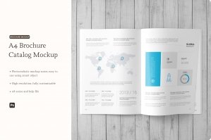 A4 Brochure | Catalog Mockup