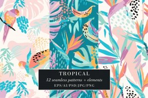 Tropical Patterns & Elements