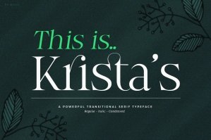 Krista's - Display Serif