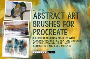 Abstract Art Procreate Brush Set