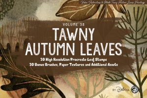 Tawny Autumn Leaves Brushes For Procreate