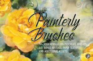 Painterly Brushes For Procreate