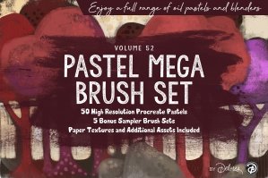 Pastels Mega Set For Procreate