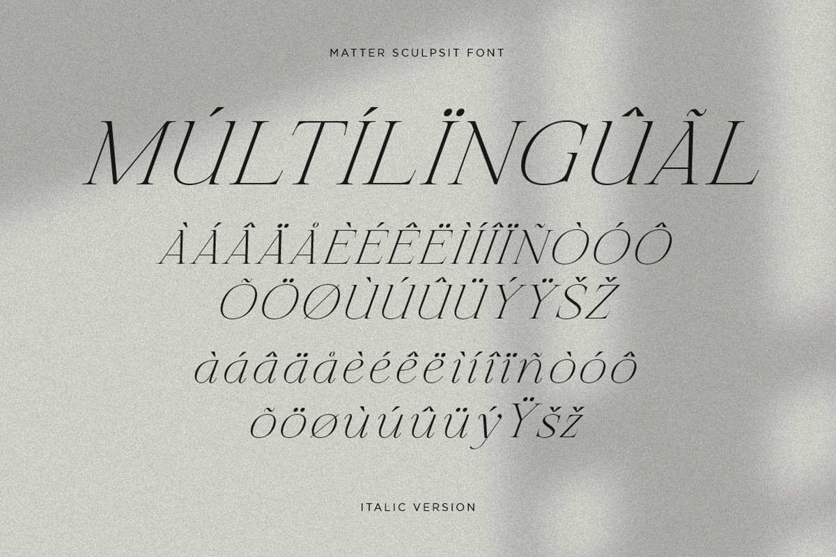 Matter Sculpsit | Modern Serif - Design Cuts