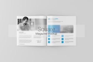 Square Magazine | Brochure Mock-up