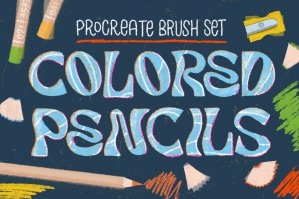 Procreate Colored Pencils Brush Set