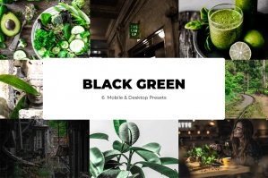 Black Green Lightroom Presets