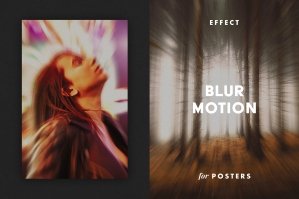 Blur Motion Effect For Posters
