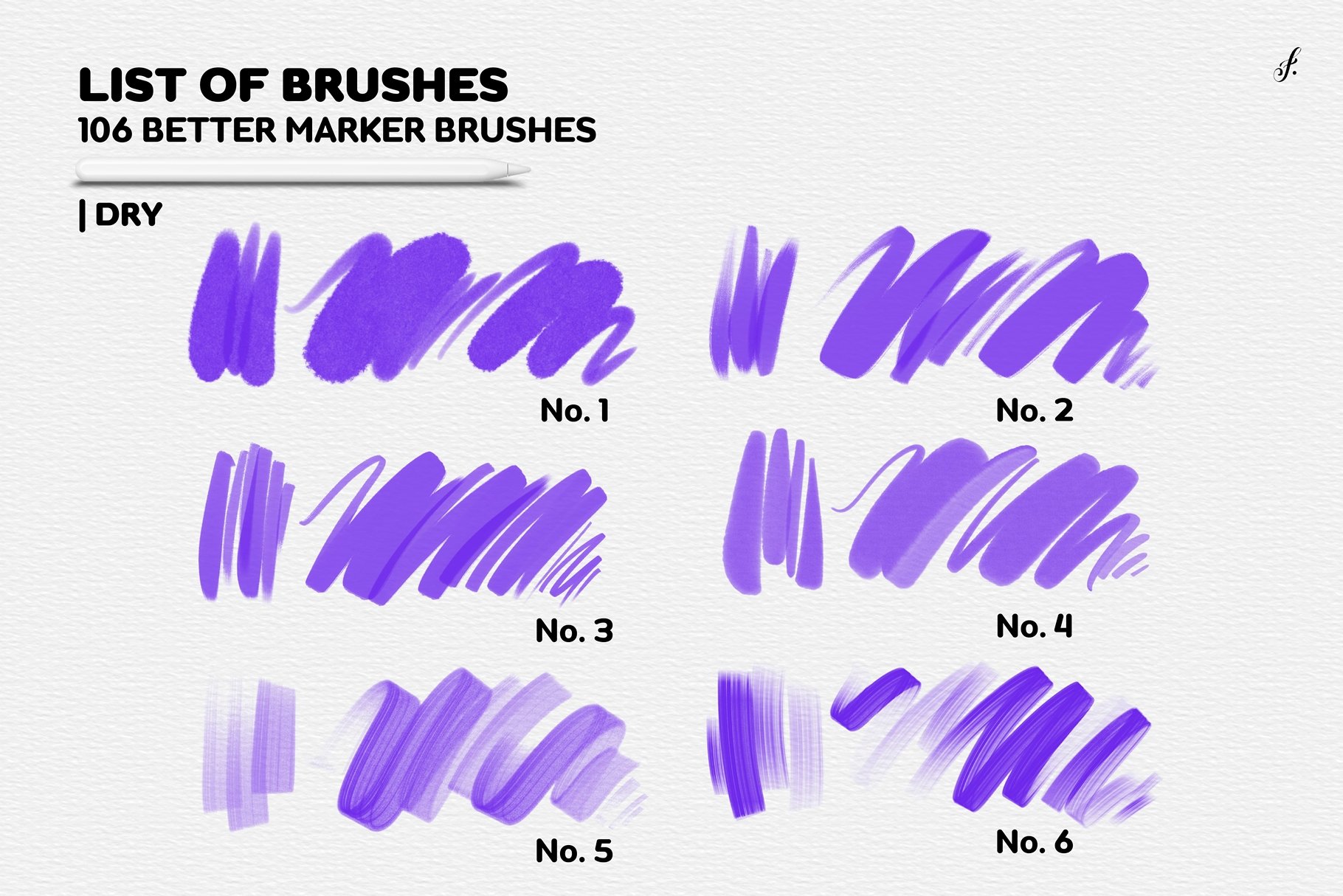 free marker brushes procreate