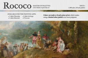 Rococo Color Palettes For Procreate - Photoshop - Illustrator