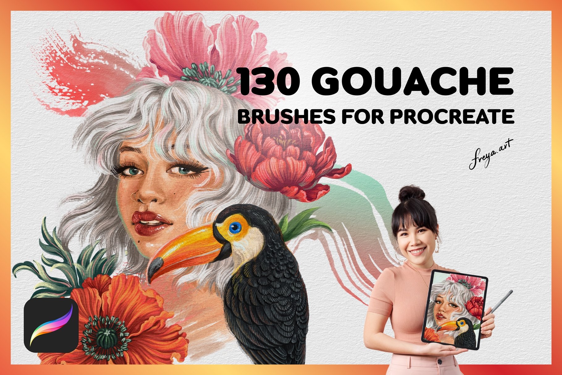 Gouache Brushes For Procreate - Design Cuts