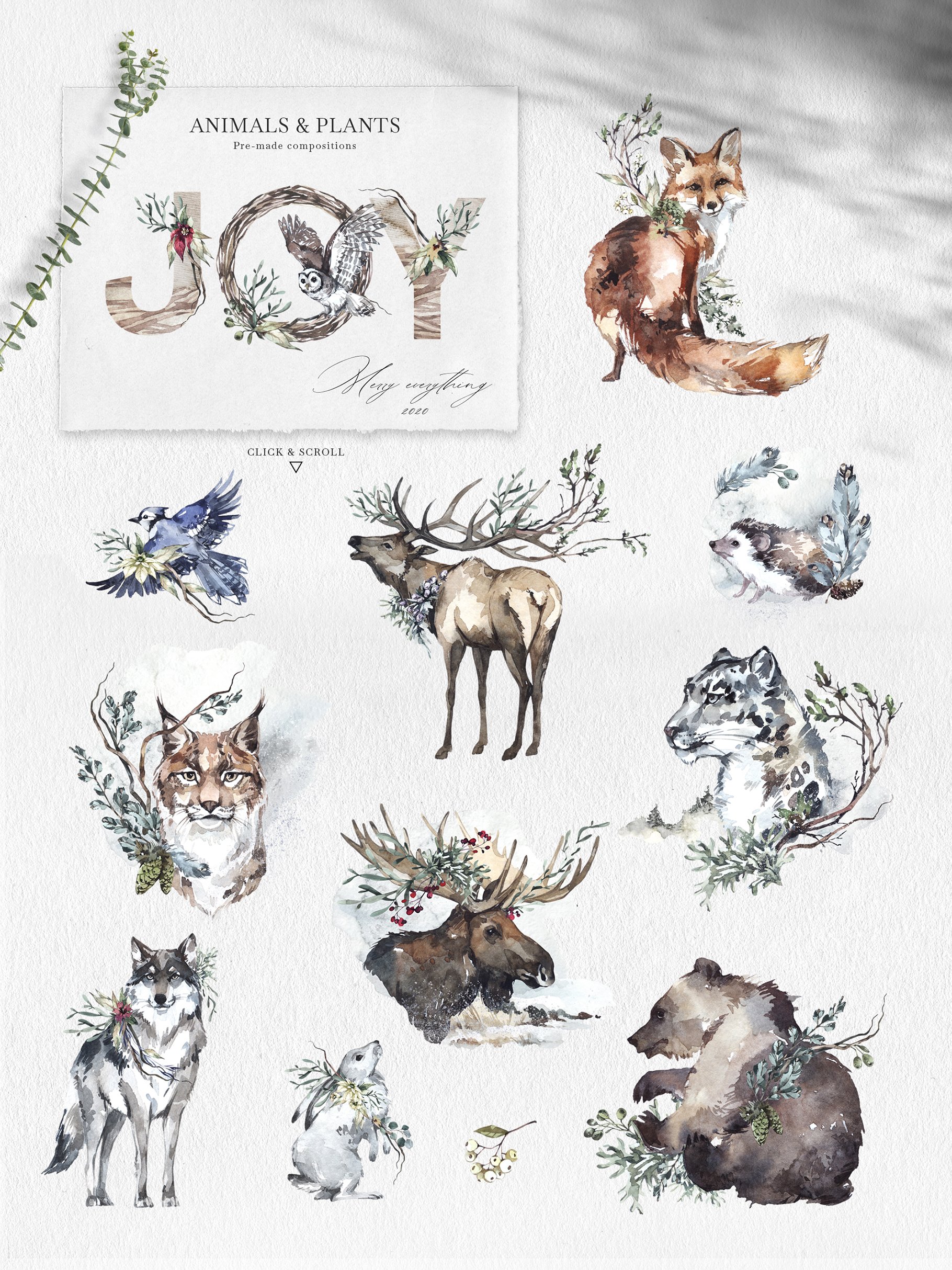 Forest Legends Winter Animal Set - Design Cuts