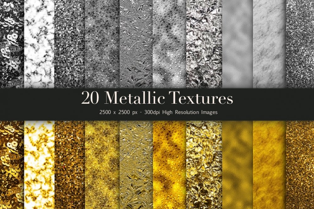 Metallic Paper Textures - Design Cuts