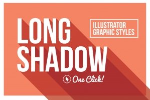 Long Shadow Graphic Styles For Illustrator