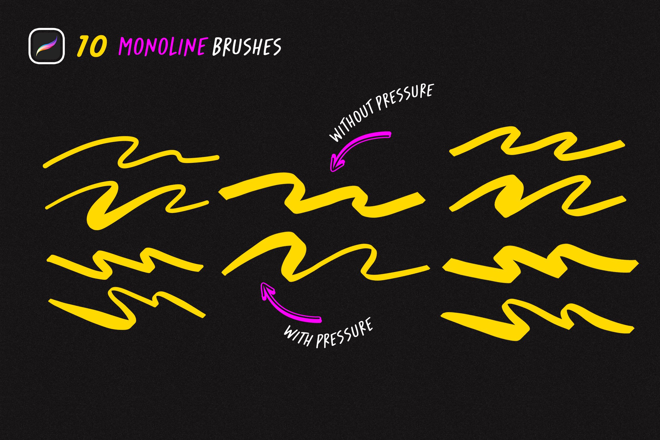 Outline Procreate Brushes - Design Cuts