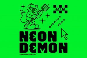 Neon Demon Font