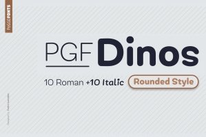 Pgf Dinos Font Family