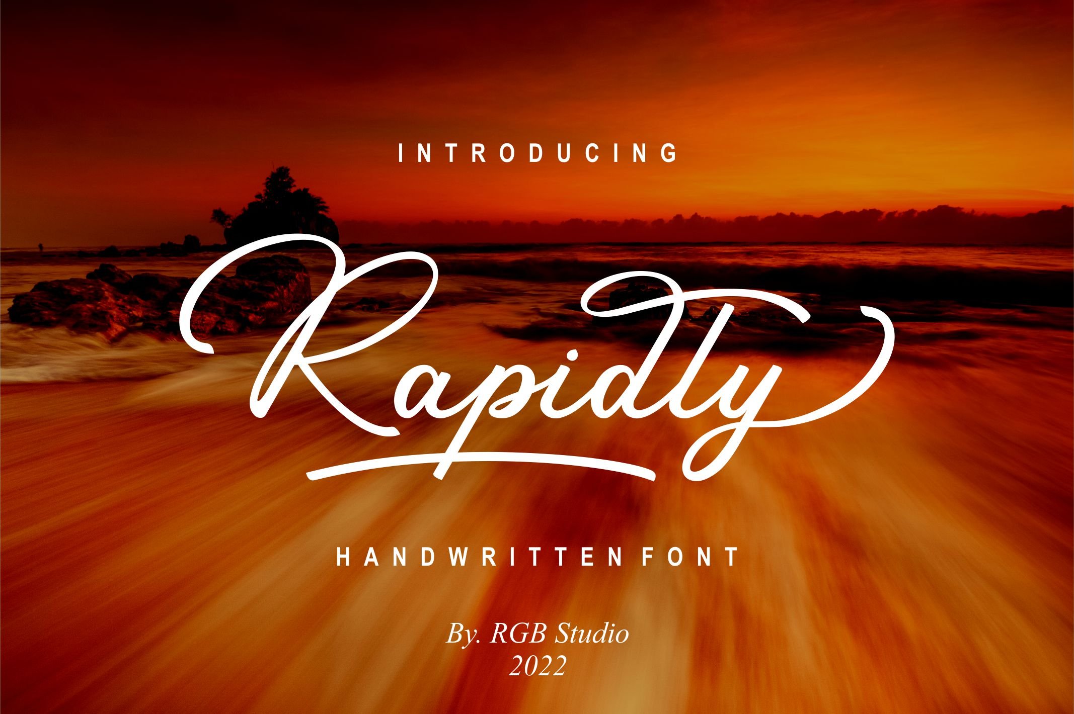 Signature　Design　Font　Rapidly　Cuts