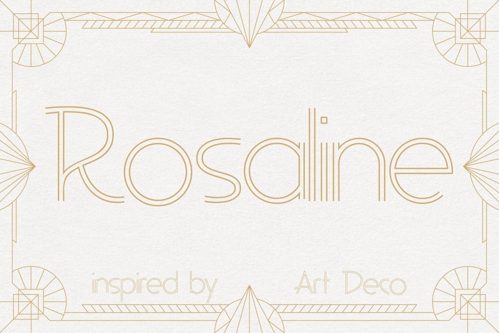 Rosaline - Art Deco Display - Design Cuts
