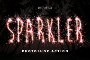 Sparkler Photoshop Action