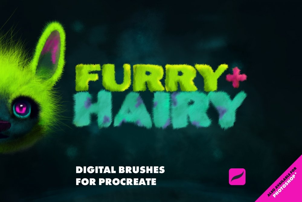 Furry & Hairy Procreate Brushes