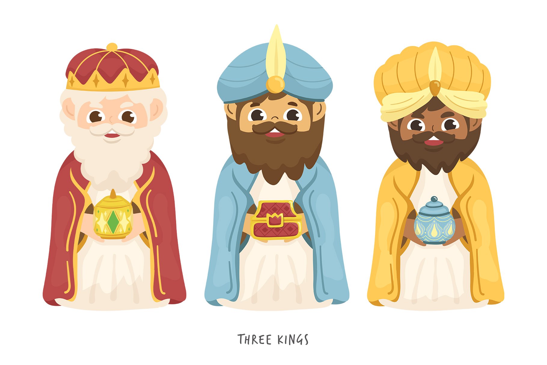 Christmas Nativity Vector Illustrations - Design Cuts