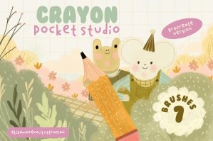 Crayon Pocket Studio Procreate Brushes