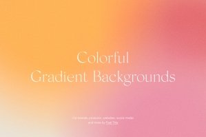 Colorful Abstract Grainy Gradient Textures Backgrounds